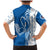 Busingen am Hochrhein Germany Family Matching Mermaid Dress and Hawaiian Shirt with Swan Pattern and Blue White Heart Design - Wonder Print Shop