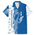 Busingen am Hochrhein Germany Family Matching Mermaid Dress and Hawaiian Shirt with Swan Pattern and Blue White Heart Design - Wonder Print Shop