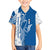 Busingen am Hochrhein Germany Family Matching Tank Maxi Dress and Hawaiian Shirt with Swan Pattern and Blue White Heart Design - Wonder Print Shop