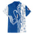 Busingen am Hochrhein Germany Hawaiian Shirt with Swan Pattern and Blue White Heart Design - Wonder Print Shop