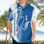 Busingen am Hochrhein Germany Hawaiian Shirt with Swan Pattern and Blue White Heart Design - Wonder Print Shop