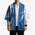 Busingen am Hochrhein Germany Kimono with Swan Pattern and Blue White Heart Design - Wonder Print Shop
