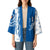 Busingen am Hochrhein Germany Kimono with Swan Pattern and Blue White Heart Design - Wonder Print Shop