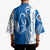 Busingen am Hochrhein Germany Kimono with Swan Pattern and Blue White Heart Design - Wonder Print Shop