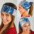 Busingen am Hochrhein Germany Neck Gaiter with Swan Pattern and Blue White Heart Design - Wonder Print Shop