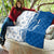 Busingen am Hochrhein Germany Quilt with Swan Pattern and Blue White Heart Design - Wonder Print Shop