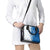 Busingen am Hochrhein Germany Shoulder Handbag with Swan Pattern and Blue White Heart Design - Wonder Print Shop