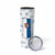 Busingen am Hochrhein Germany Skinny Tumbler with Swan Pattern and Blue White Heart Design - Wonder Print Shop