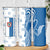 Busingen am Hochrhein Germany Skinny Tumbler with Swan Pattern and Blue White Heart Design - Wonder Print Shop