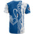 Busingen am Hochrhein Germany T Shirt with Swan Pattern and Blue White Heart Design - Wonder Print Shop