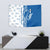 Busingen am Hochrhein Germany Tapestry with Swan Pattern and Blue White Heart Design - Wonder Print Shop
