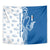 Busingen am Hochrhein Germany Tapestry with Swan Pattern and Blue White Heart Design - Wonder Print Shop