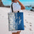 Busingen am Hochrhein Germany Tote Bag with Swan Pattern and Blue White Heart Design - Wonder Print Shop