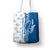 Busingen am Hochrhein Germany Tote Bag with Swan Pattern and Blue White Heart Design - Wonder Print Shop