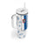 Busingen am Hochrhein Germany Tumbler With Handle with Swan Pattern and Blue White Heart Design - Wonder Print Shop