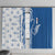 Busingen am Hochrhein Germany Window Curtain with Swan Pattern and Blue White Heart Design - Wonder Print Shop