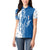 Busingen am Hochrhein Germany Women Polo Shirt with Swan Pattern and Blue White Heart Design - Wonder Print Shop