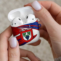 Busingen am Hochrhein Germany AirPods Case with Grape Crest Design and Red Blue Wine Theme - Wonder Print Shop