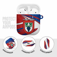 Busingen am Hochrhein Germany AirPods Case with Grape Crest Design and Red Blue Wine Theme - Wonder Print Shop
