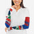 Busingen am Hochrhein Germany Arm Sleeves with Grape Crest Design and Red Blue Wine Theme - Wonder Print Shop