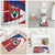 Busingen am Hochrhein Germany Bathroom Set with Grape Crest Design and Red Blue Wine Theme - Wonder Print Shop