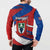 Busingen am Hochrhein Germany Button Sweatshirt with Grape Crest Design and Red Blue Wine Theme - Wonder Print Shop