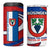 Busingen am Hochrhein Germany 4 in 1 Can Cooler Tumbler with Grape Crest Design and Red Blue Wine Theme - Wonder Print Shop