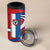 Busingen am Hochrhein Germany 4 in 1 Can Cooler Tumbler with Grape Crest Design and Red Blue Wine Theme - Wonder Print Shop