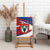 Busingen am Hochrhein Germany Canvas Wall Art with Grape Crest Design and Red Blue Wine Theme - Wonder Print Shop