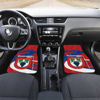 Busingen am Hochrhein Germany Car Mats with Grape Crest Design and Red Blue Wine Theme - Wonder Print Shop