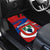 Busingen am Hochrhein Germany Car Mats with Grape Crest Design and Red Blue Wine Theme - Wonder Print Shop