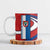 Busingen am Hochrhein Germany Ceramic Mug with Grape Crest Design and Red Blue Wine Theme - Wonder Print Shop