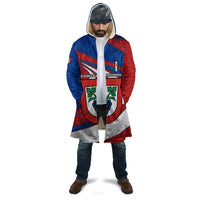 Busingen am Hochrhein Germany Cloak with Grape Crest Design and Red Blue Wine Theme - Wonder Print Shop