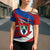 Busingen am Hochrhein Germany Cross Shoulder Shirt with Grape Crest Design and Red Blue Wine Theme - Wonder Print Shop