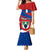 Busingen am Hochrhein Germany Family Matching Mermaid Dress and Hawaiian Shirt with Grape Crest Design and Red Blue Wine Theme - Wonder Print Shop