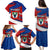 Busingen am Hochrhein Germany Family Matching Puletasi and Hawaiian Shirt with Grape Crest Design and Red Blue Wine Theme - Wonder Print Shop
