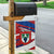 Busingen am Hochrhein Germany Garden Flag with Grape Crest Design and Red Blue Wine Theme - Wonder Print Shop