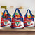 Busingen am Hochrhein Germany Grocery Bag with Grape Crest Design and Red Blue Wine Theme - Wonder Print Shop