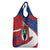 Busingen am Hochrhein Germany Grocery Bag with Grape Crest Design and Red Blue Wine Theme - Wonder Print Shop