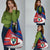Busingen am Hochrhein Germany Grocery Bag with Grape Crest Design and Red Blue Wine Theme - Wonder Print Shop