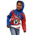 Busingen am Hochrhein Germany Kid Hoodie with Grape Crest Design and Red Blue Wine Theme - Wonder Print Shop