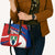 Busingen am Hochrhein Germany Leather Bag with Grape Crest Design and Red Blue Wine Theme - Wonder Print Shop