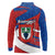 Busingen am Hochrhein Germany Long Sleeve Polo Shirt with Grape Crest Design and Red Blue Wine Theme - Wonder Print Shop
