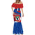 Busingen am Hochrhein Germany Mermaid Dress with Grape Crest Design and Red Blue Wine Theme - Wonder Print Shop