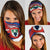 Busingen am Hochrhein Germany Neck Gaiter with Grape Crest Design and Red Blue Wine Theme - Wonder Print Shop
