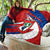 Busingen am Hochrhein Germany Quilt with Grape Crest Design and Red Blue Wine Theme - Wonder Print Shop