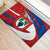 Busingen am Hochrhein Germany Rubber Doormat with Grape Crest Design and Red Blue Wine Theme - Wonder Print Shop