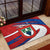 Busingen am Hochrhein Germany Rubber Doormat with Grape Crest Design and Red Blue Wine Theme - Wonder Print Shop
