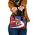 Busingen am Hochrhein Germany Shoulder Handbag with Grape Crest Design and Red Blue Wine Theme - Wonder Print Shop