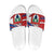 Busingen am Hochrhein Germany Slide Sandals with Grape Crest Design and Red Blue Wine Theme - Wonder Print Shop